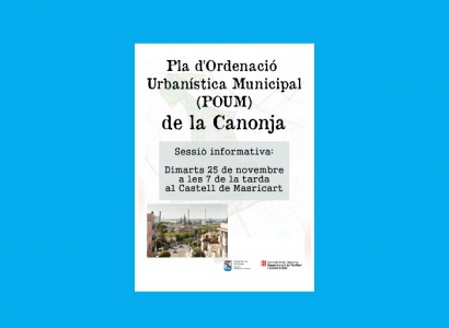 Sessió informativa sobre el Pla d'Ordenació Urbanística Municipal (POUM) de la Canonja