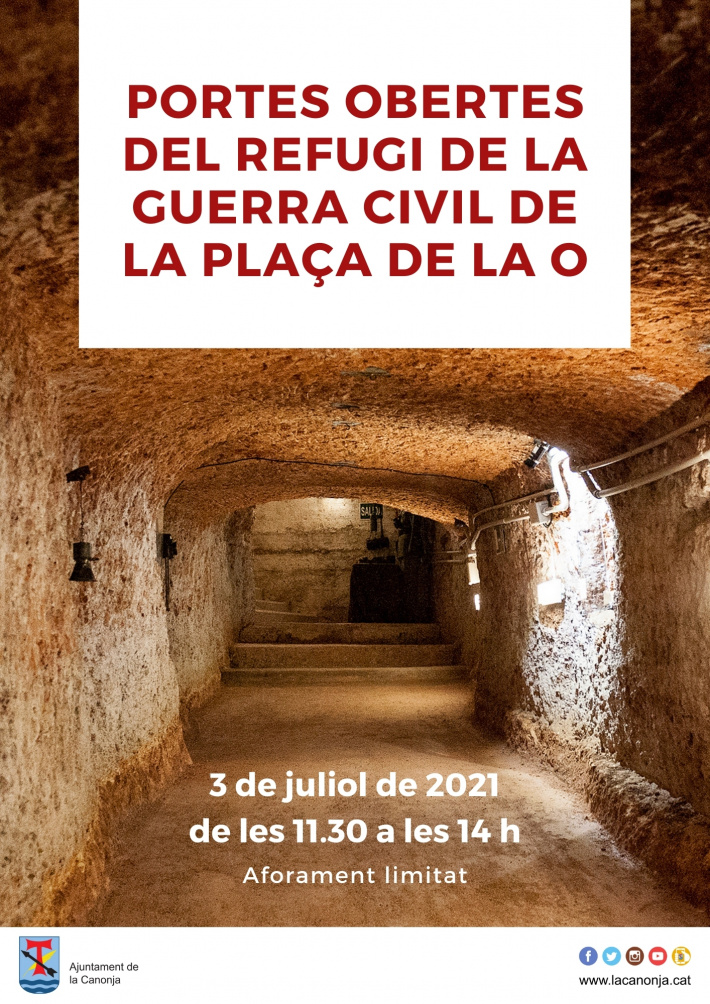 Portes obertes al refugi de la Guerra Civil de la plaça de la O