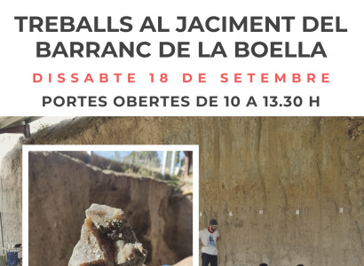 Jornada de portes obertes al Jaciment del Barranc de la Boella