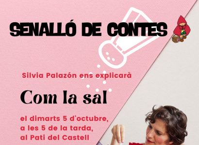 Senalló de Contes: Com la sal