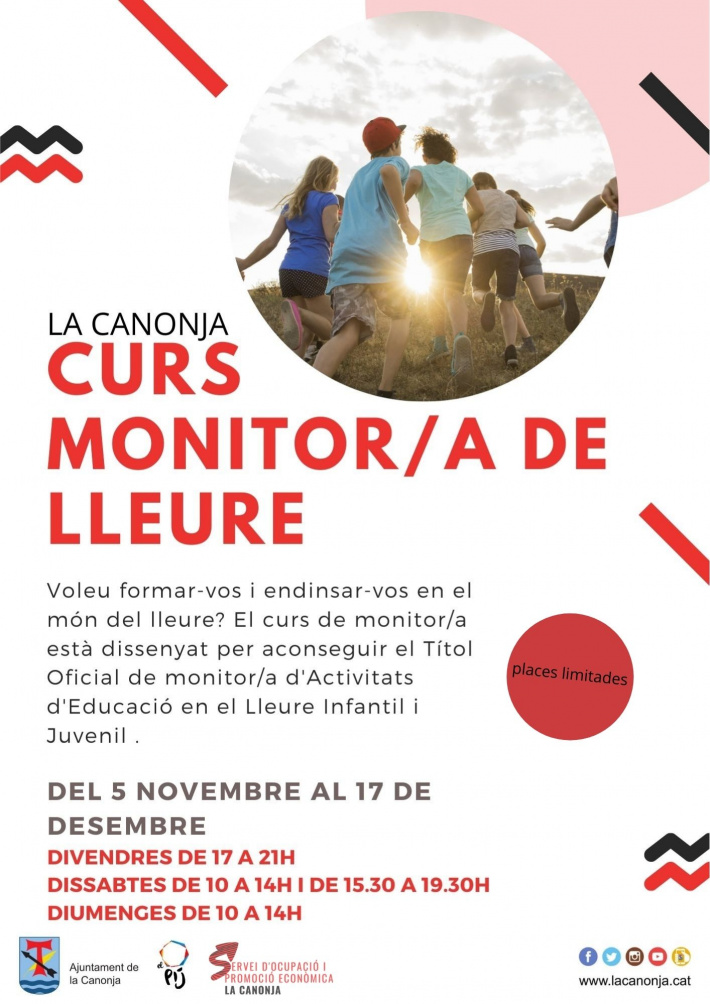 Inscripcions Curs de Monitor/a de Lleure