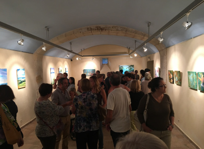 Inauguració de l’exposició de pintura col·lectiva "Pinzellades"