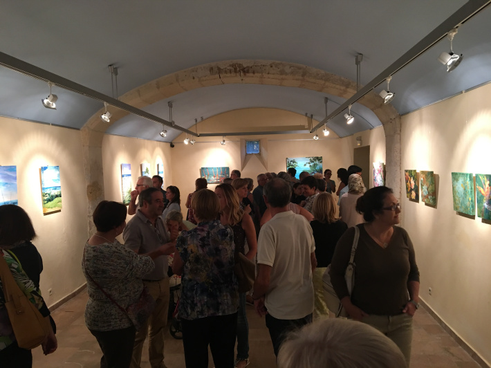 Inauguració de l’exposició de pintura col·lectiva "Pinzellades"