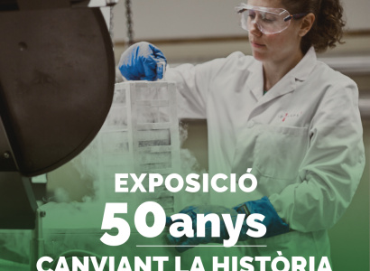 Exposició “50 anys canviant la història del càncer” 