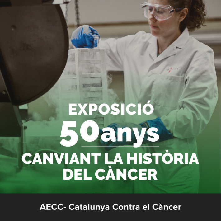 Exposició “50 anys canviant la història del càncer” 