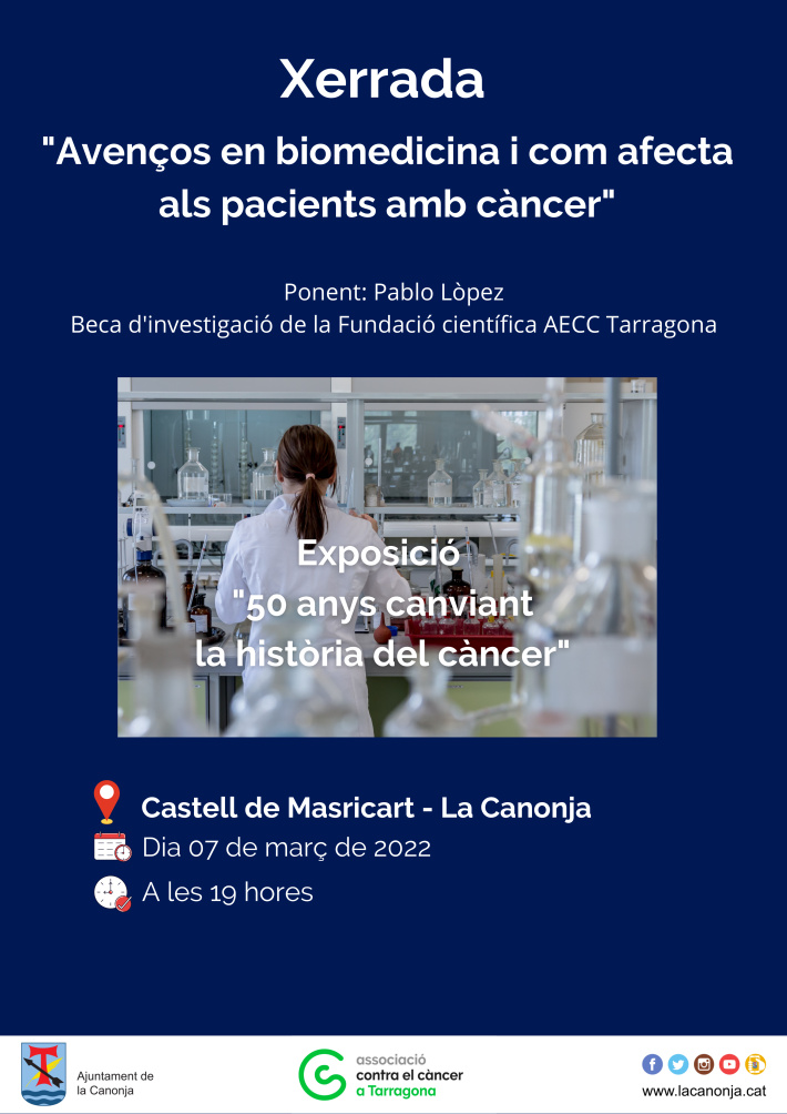 Xerrada: "Avenços en biomedicina i com afecta als pacients amb càncer"