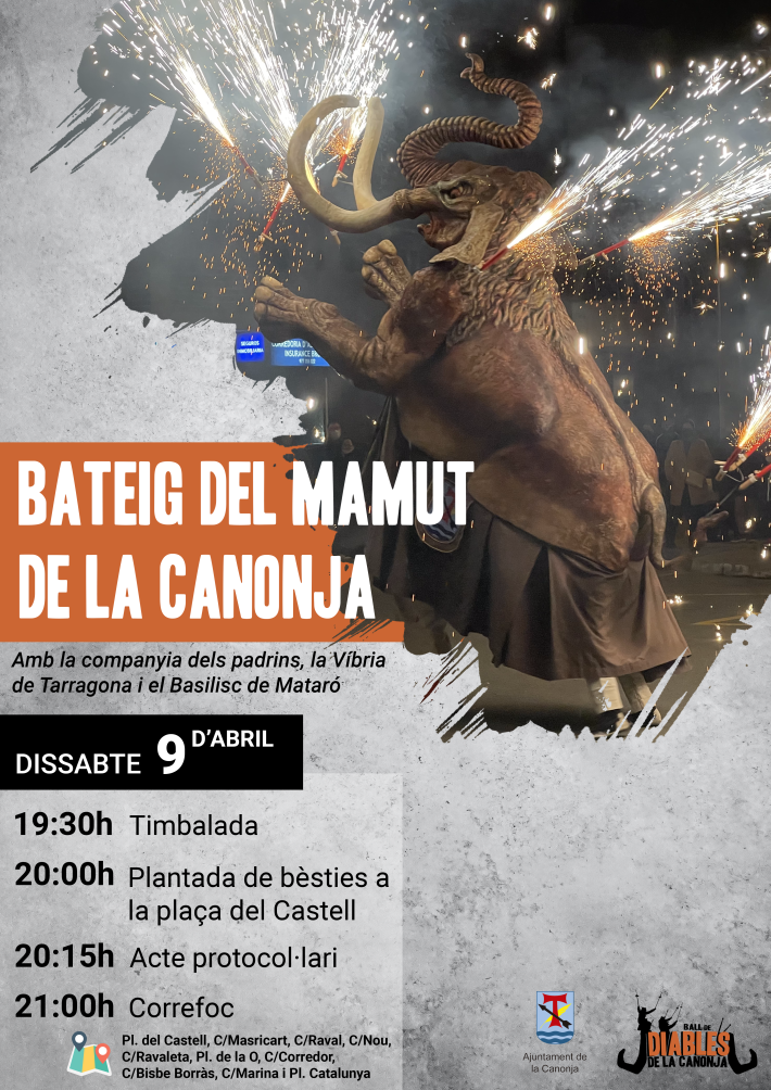 Bateig del Mamut de la Canonja