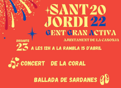 Sant Jordi amb la Gent Gran Activa