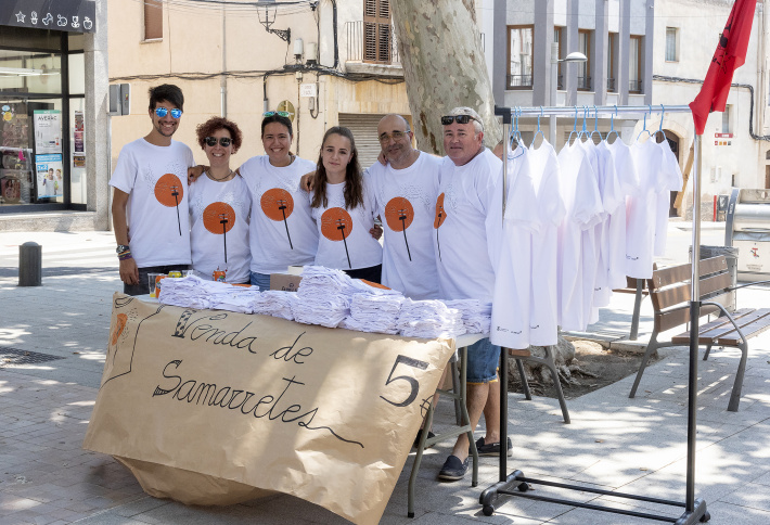 Presentació de la samarreta de la Festa Major d'Estiu 2022