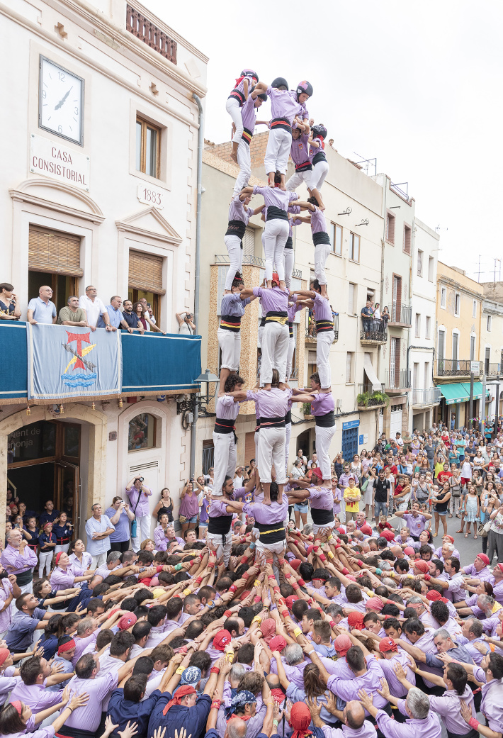 Actuació castellera