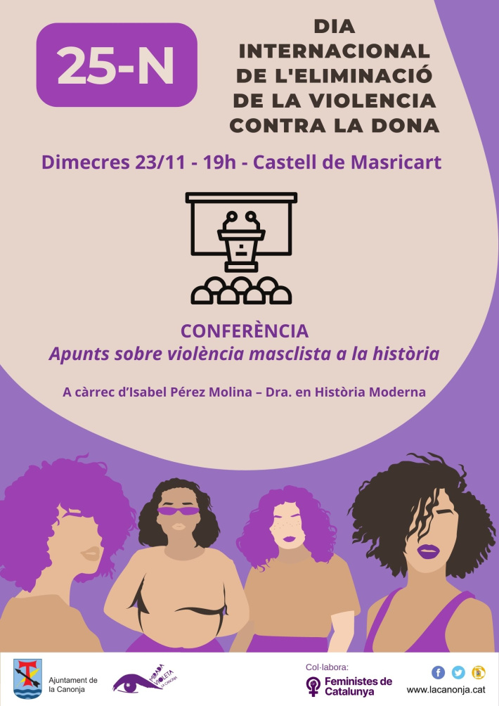 Acte 25-N Conferència: Apunts sobre violència masclista a la història