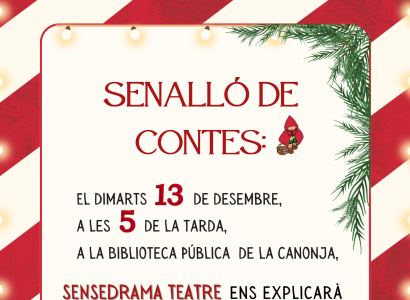 Senalló de Contes: "Contes de Nadal" amb Sensedrama Teatre