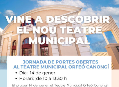 Jornada de portes obertes al Teatre Municipal - Orfeó Canongí