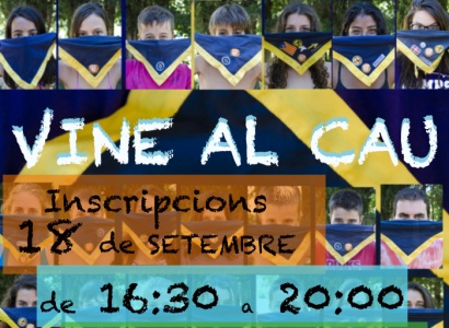 VINE AL CAU!: Inscripcions pel curs 2015/16