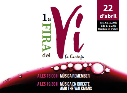 Festa de la municipalitat: I Fira del Vi de la Canonja