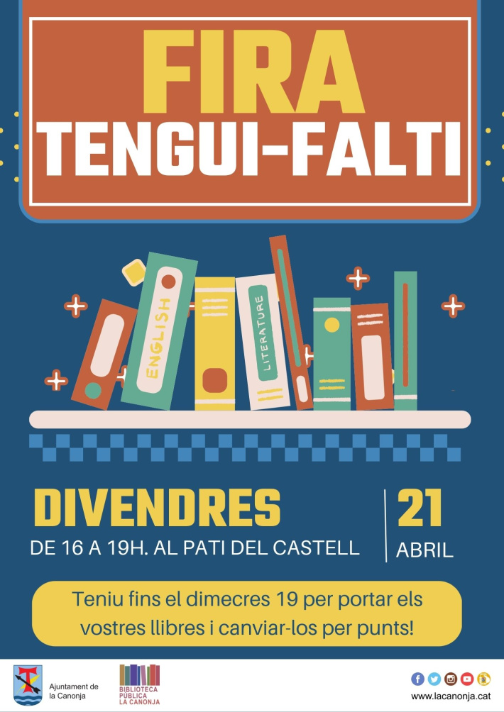 Fira d'Intercanvi de Llibres Tengui-Falti