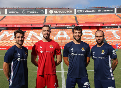 Presentació dels jugadors Alberto Varo, Unai Dufur, Gorka Santamaría i David Concha