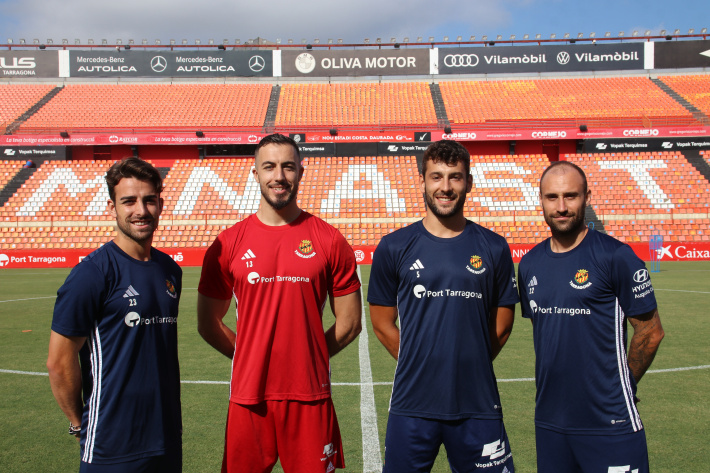 Presentació dels jugadors Alberto Varo, Unai Dufur, Gorka Santamaría i David Concha