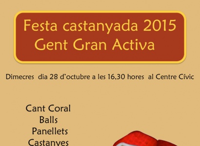Festa Castanyada 2015 Gent Gran Activa