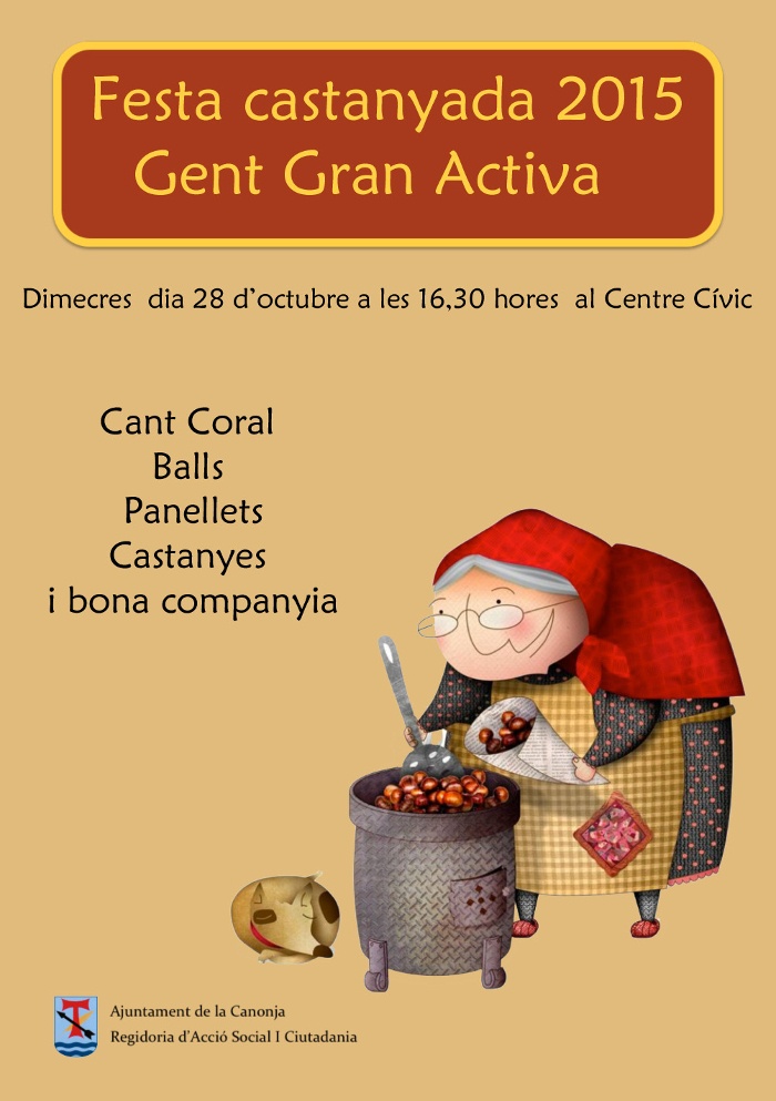 Festa Castanyada 2015 Gent Gran Activa