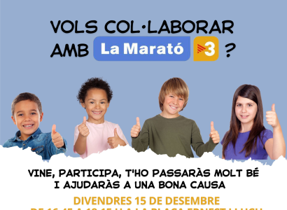 Tallers i jocs solidaris amb la Marató de TV3