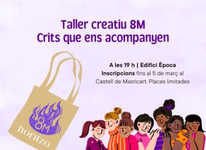 8M: Taller creatiu. Crits que ens acompanyen