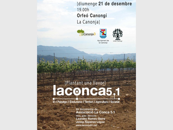 Projecció del documental "La Conca 5.1: Plantant una llavor"