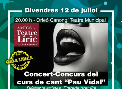 SURT A LA FRESCA: Concert-Concurs del curs de cant "Pau Vidal"