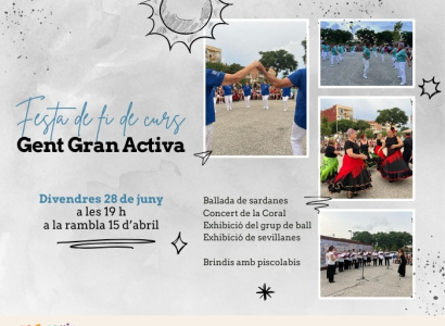 Festa de fi de curs de la Gent Gran Activa