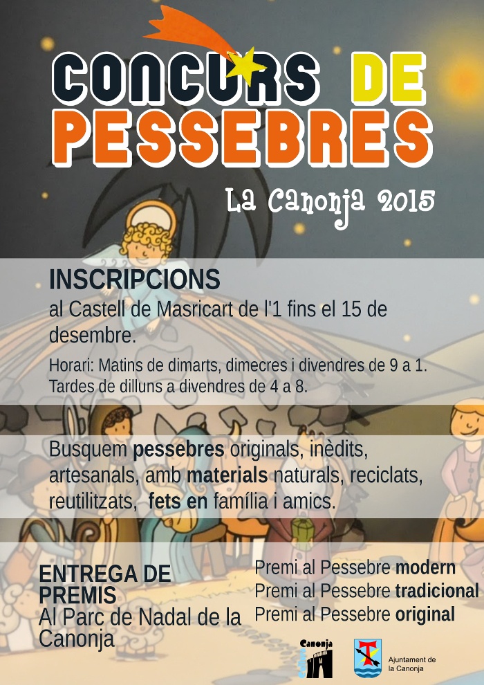 Inscripcions pel Concurs de Pessebres de la Canonja