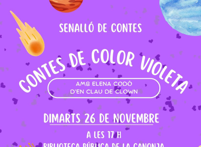 Senalló de Contes: "Contes de color violeta" amb Elena Codó