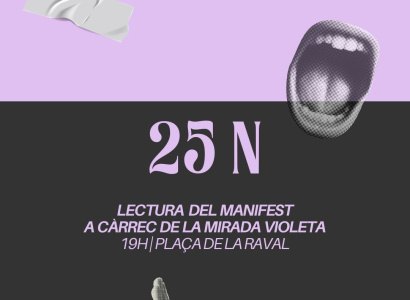 Lectura del Manifest a càrrec de la Mirada Violeta