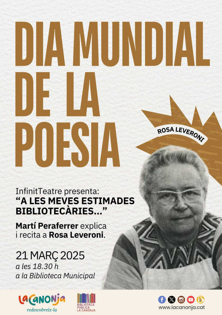 Dia Mundial de la Poesia: "A les meves estimades bibliotecàries..."