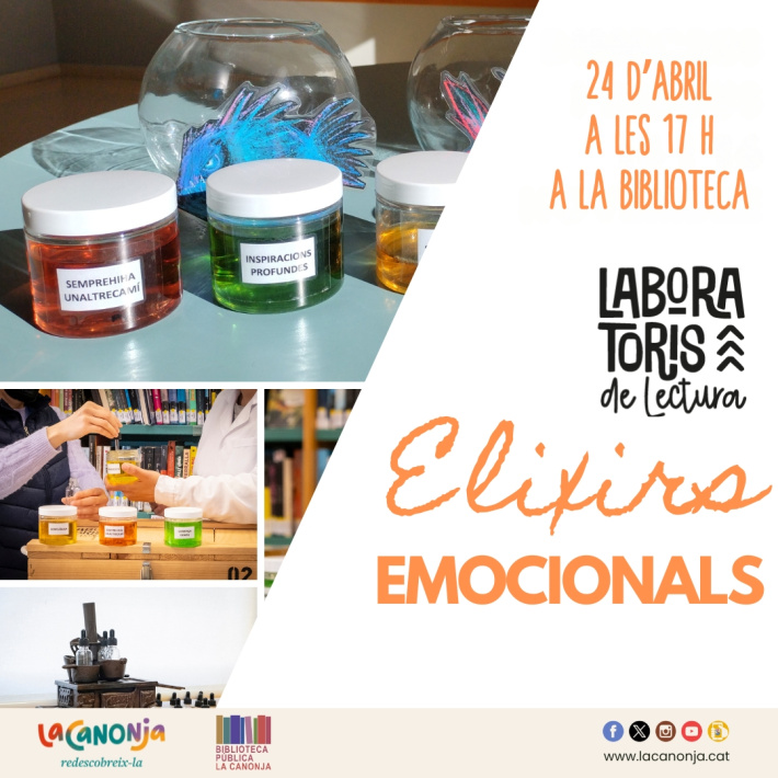 Laboratori de lectura: "Elixirs emocionals"