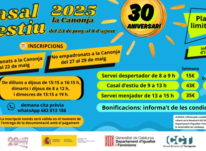 Casal d'Estiu '25: inscripcions