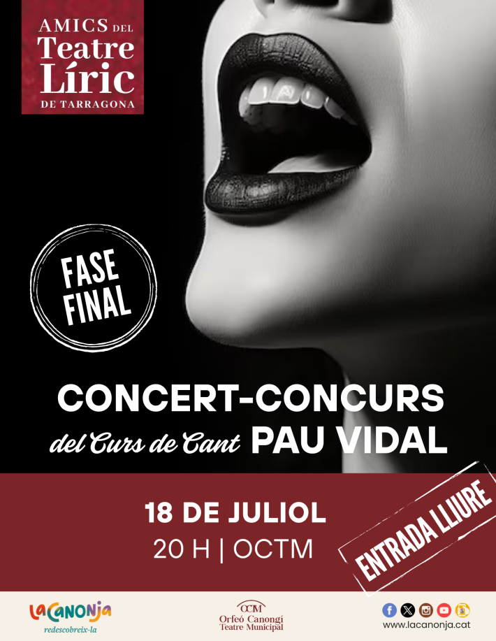 ESCENARIS D'ESTIU: Concert-Concurs del curs de cant “Pau Vidal”