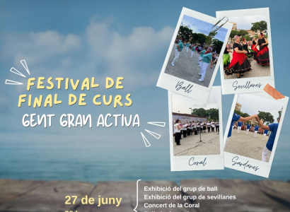 Festa de fi de curs de la Gent Gran Activa