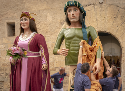 FME: Vestida i primera balladeta dels Gegants de l’Orfeó Canongí