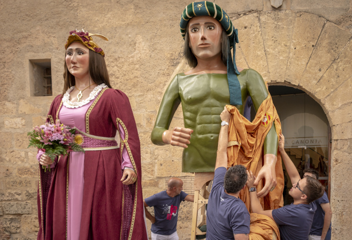 FME: Vestida i primera balladeta dels Gegants de l’Orfeó Canongí