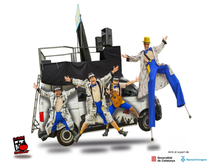 IMPOSSIBLE: "Festa sobre rodes" c&agrave;rrec de Cia. M&eacute;s Tum&agrave;cat