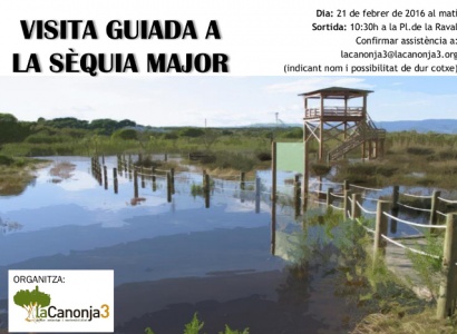 Visita guiada a la Sèquia Major