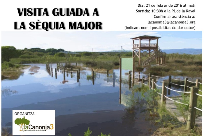 Visita guiada a la Sèquia Major