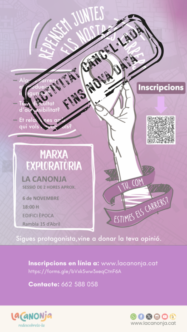 Marxa exploratòria: repensem juntes els nostres carrers