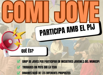 COMI JOVE: participa amb el PIJ!