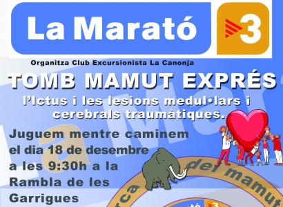 "Tomb Mamut Exprés" per la Marató de TV3