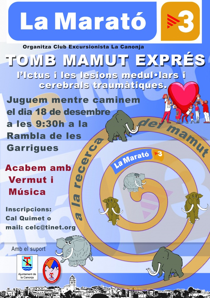 "Tomb Mamut Exprés" per la Marató de TV3