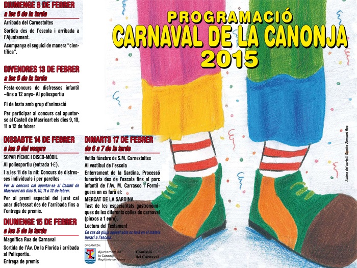 Carnaval de la Canonja 2015 (del 8 al 17 de febrer)