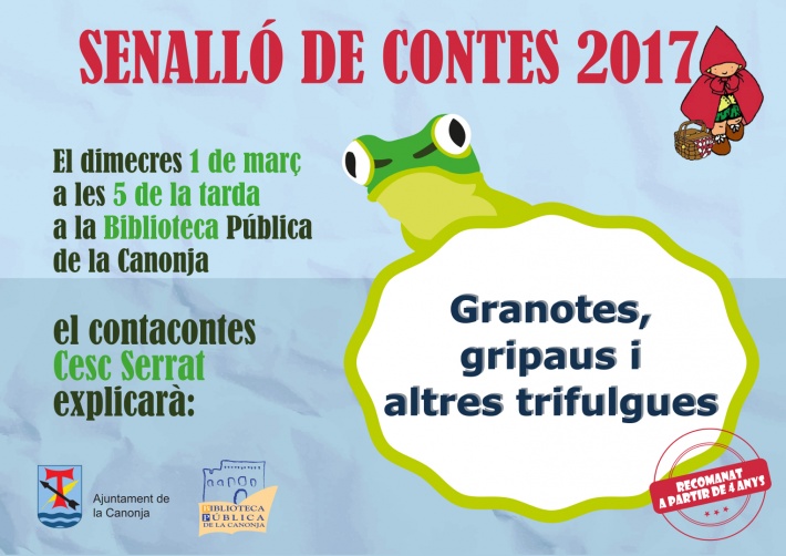 Senalló de Contes: Granotes, gripaus i altres trifulgues