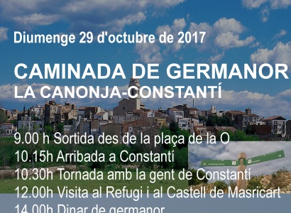 Caminada de germanor la Canonja-Constantí