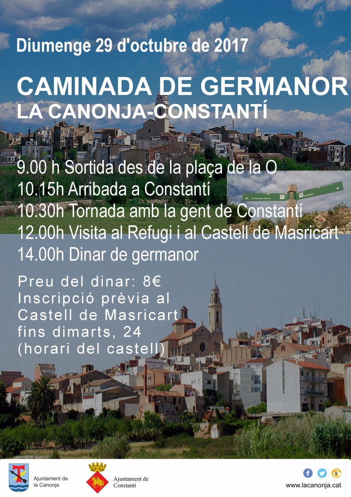 Caminada de germanor la Canonja-Constantí